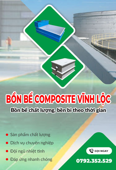 Xưởng sản xuất bồn bể composite Vĩnh Lộc