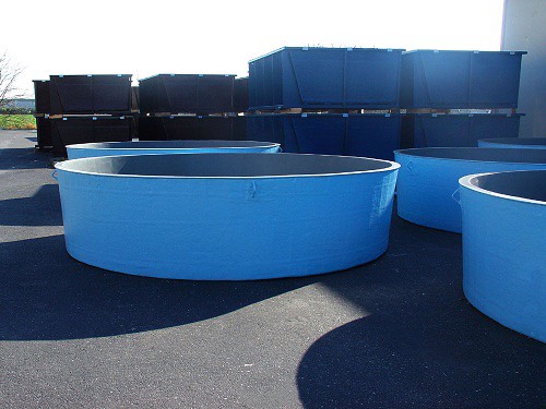 Bể chứa thủy sản dạng tròn bằng Composite chất lượng cao